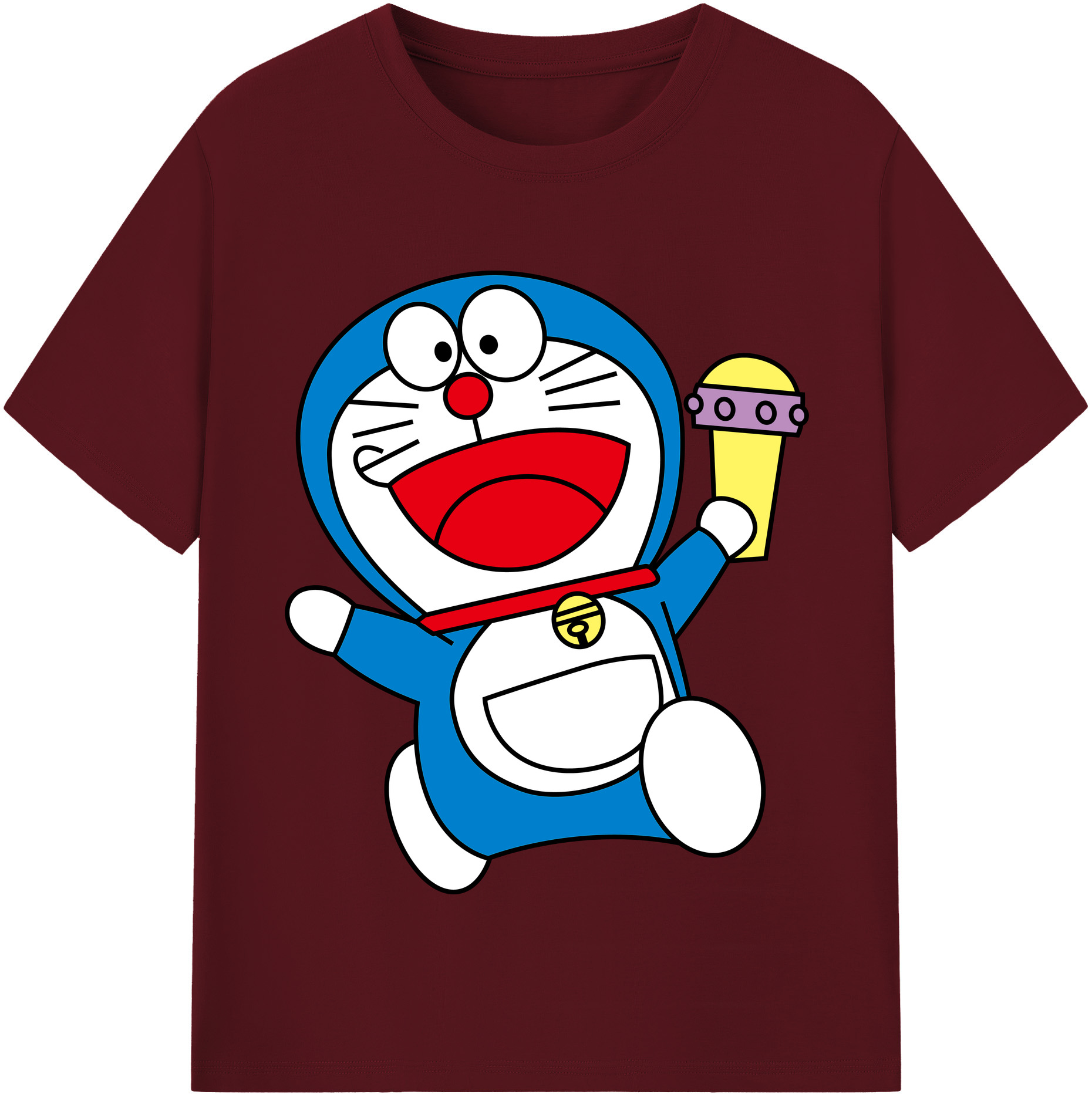 （画像用） ドラえもん Doraemon 綿100％半袖Tシャツ（フロントプリント）